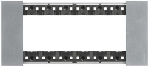 Рамка горизонтальная Legrand BTicino Living Now 1-м. 6 мод. металл луна картинка